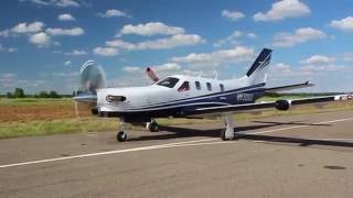 DAHER TBM 930 jet engine start HD [upl. by Lledrev344]