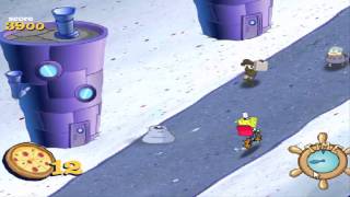 Spongebob SquarePants Pizza Toss  SpongeBob Games [upl. by Azzil]