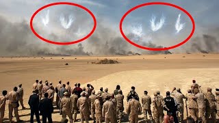 ARMY OF ANGELS APPEARS IN THE SKY AND GRANTS VICTORY TO ISRAEL REAL VIDEO [upl. by Remus]