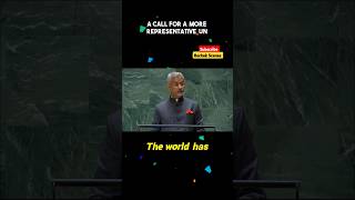 S Jaishankar Speech In UN ⚡ India representative In UN  youtubeshorts subscribe like [upl. by Nairb]