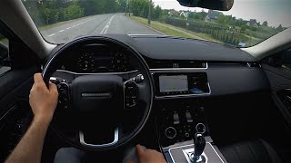 POV 2020 Range Rover Evoque 20 Si4 Test Drive [upl. by Yelwah]