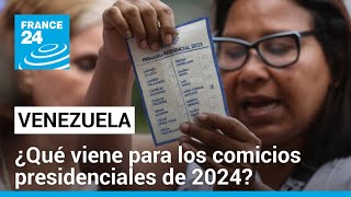 El futuro electoral de Venezuela la incógnita ante las presidenciales de 2024 [upl. by Kirst]