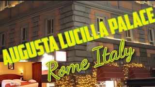 Where to stay in Rome Italy Augusta Lucilla Palace4 star Hotel in Rome Italy [upl. by Amehsat]