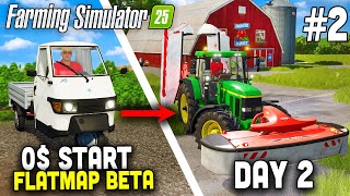 Start with 0 on FLAT MAP in FS25 🚜2 [upl. by Eedolem]