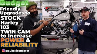 Budget Friendly Upgrades to Stock Harley 103 TwinCam Engine to Increase Power and Reliability [upl. by Peatroy]