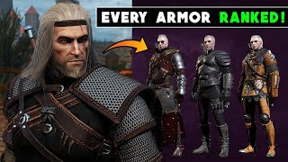 Witcher 3  All Witcher Armor Ranked WORST to BEST [upl. by Milburn]