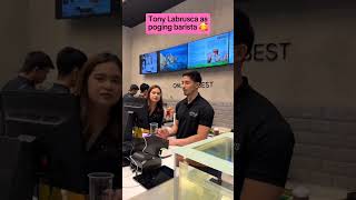 Tony Labrusca as your barista tonylabrusca shorts barista [upl. by Zia]