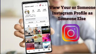 How to View Your Instagram Profile as Someone Else [upl. by Asoramla]