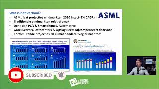 Beleggersdag ASML aandelen 6 hoger [upl. by Alimat784]