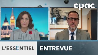 Moratoire en immigration au Québec  entrevue avec le min JF Roberge – 1er novembre 2024 [upl. by Viridis]