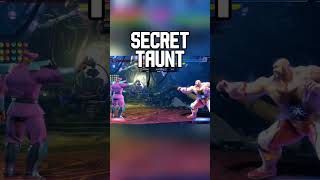 M BISON SECRET TAUNT STREET FIGHTER 6 bison mbison streetfigher6 sf6 streetfighter [upl. by Ester]