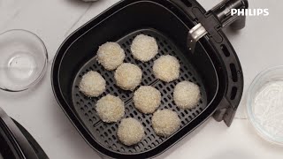 From Risotto to Arancini Balls with a Philips Airfryer  JusticeforLeftovers [upl. by Boorer]