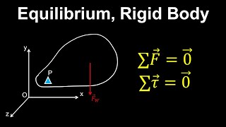 Equilibrium Rigid Body  Physics [upl. by Atenaz964]