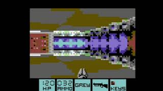 Grey commodore64 raycasting engine demo 11 [upl. by Arissa]