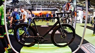 £10000 Cannondale Super 6 Evo Hi Mod Black Inc  Cycle Show 2016 [upl. by Kcyrred846]