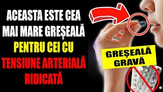 5 GREȘELI pe care persoanele cu TENSIUNE ARTERIALĂ RIDICATĂ nu ar trebui să le facă NICIODATĂ [upl. by Camarata511]