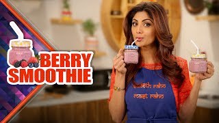 Strawberry Blueberry Smoothie  Shilpa Shetty Kundra  Healthy Recipes  The Art Of Loving Food [upl. by Tomasz97]