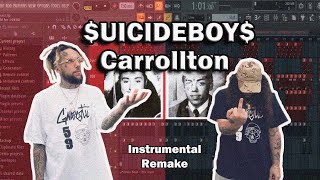 UICIDEBOY  CARROLLTON Instrumental Remake [upl. by Dranoc]