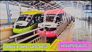 Mumbai Monorail  Indias One and Only Monorail  Full Journey  Chembur to Lower Parel [upl. by Merwin22]