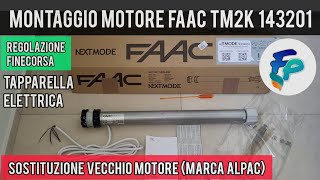 Montare motore Faac TM2K per tapparella elettrica Alpac [upl. by Ppik30]