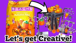 Brachs Soft Halloween Autumn Mix Candy Jar and Earrings MonettMcHazlettErmis [upl. by Jaella333]