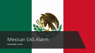 Mexico EAS Alarm Earthquake sounds [upl. by Pet820]