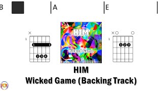 HIM Wicked Game BACKING TRACK FCN [upl. by Cutlor]