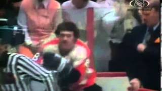 Hockeyfighterscz Serge Savard vs Dave Schultzwmv [upl. by Rockefeller304]