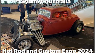 Hot Rod and Custom Expo 2024 car show [upl. by Einapets121]