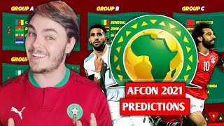 My AFCON 2021 Group Stage Predictions [upl. by Nayr]