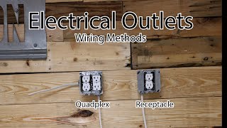 Electrical Outlet  How to Wire a Outlet and Quadplex [upl. by Sible620]