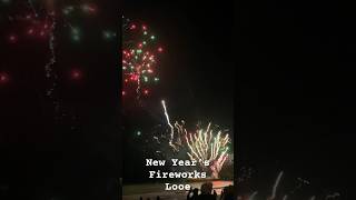 Explosive New Years Fireworks Display in Looe [upl. by Kaylil80]