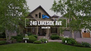 249 Lakeside Ave Burlington  WalkThrough Video w Aerial Highlights [upl. by Aztiraj]