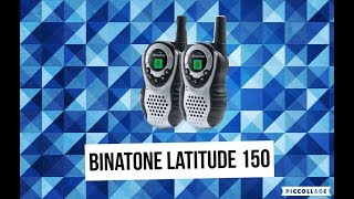 Binatone Latitude 150 Walkie Talkie REVIEW AND WALKTHROUGH [upl. by Craddock]