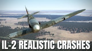 Realistic Airplane Crashes amp Takedowns Feat NEW P51B V203  IL2 Sturmovik Flight Sim Crashes [upl. by Dnalkrik755]