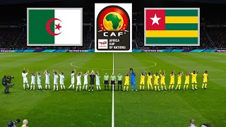 Algeria vs Togo  AFRICA CUP OF NATIONS 2025 QUALIFICATION [upl. by Ike]