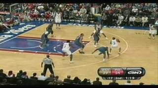 Allen Iverson Highlights vs Wizards 0910 NBA The last NBA game of Gilbert Arenas [upl. by Merwin]