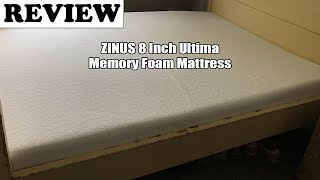 Honest Review of ZINUS 8 Inch Ultima Memory Foam Mattress 2024 [upl. by Price]