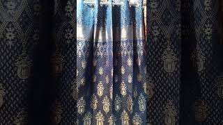 BLUE CURTAINS DECORATION shortvideo [upl. by Ajnot]