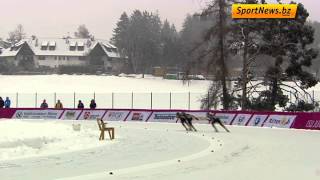 JuniorenWM der Eisschnellläufer am Ritten [upl. by Nodlehs]