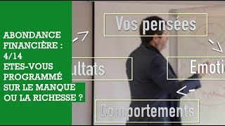 PROGRAMMATION FINANCIERE 414 pour atteindre ses objectifs Comment êtes vous programmé [upl. by Emylee]