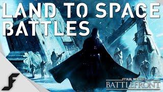 Star Wars Battlefront  Land to Space Combat in Multiplayer [upl. by Caines673]