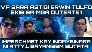 VP SARA ASTIGERWIN TULFO EKIS SA MGA DUTERTEIMPEACHMET KAY INDAYBINARA NI ATTYLIBAYANBBM BUTATA [upl. by Eissirc516]