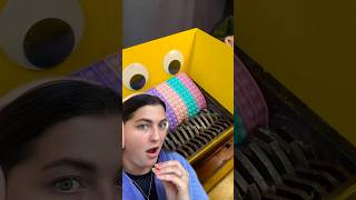 STELL DIR VOR … ShredderVs shreddermachine ASMR shredder shredding firstreactionshock [upl. by Ho]