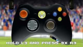 FIFA 13 All Juggling SkillsTricks Tutorial ᴴᴰ I Xbox360PS3PC I  Controller Animation [upl. by Ylsew]