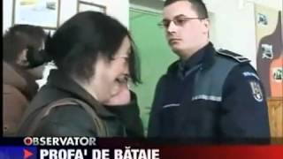 Romanian Police Officer Slaps Teacher [upl. by Pierrette608]