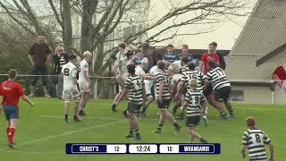 2024 Quad Tournament Christs College vs Whanganui Collegiate 2ND HALF [upl. by Desai]