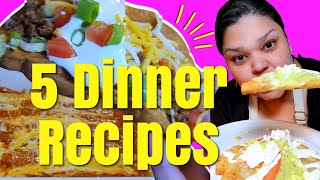 5 Dinner recipes for the busy work week ANYONE can make  Easy Dinner Recipes [upl. by Christopher]