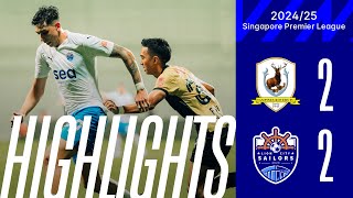 HIGHLIGHTS BG Tampines Rovers vs Lion City Sailors  Dramatic Late Draw [upl. by Assyla637]