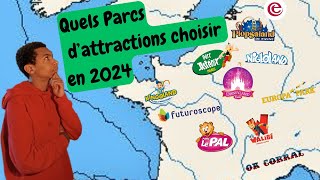 🎢QUEL PARC DATTRACTION VISITER  Guide 2024 [upl. by Aldin604]